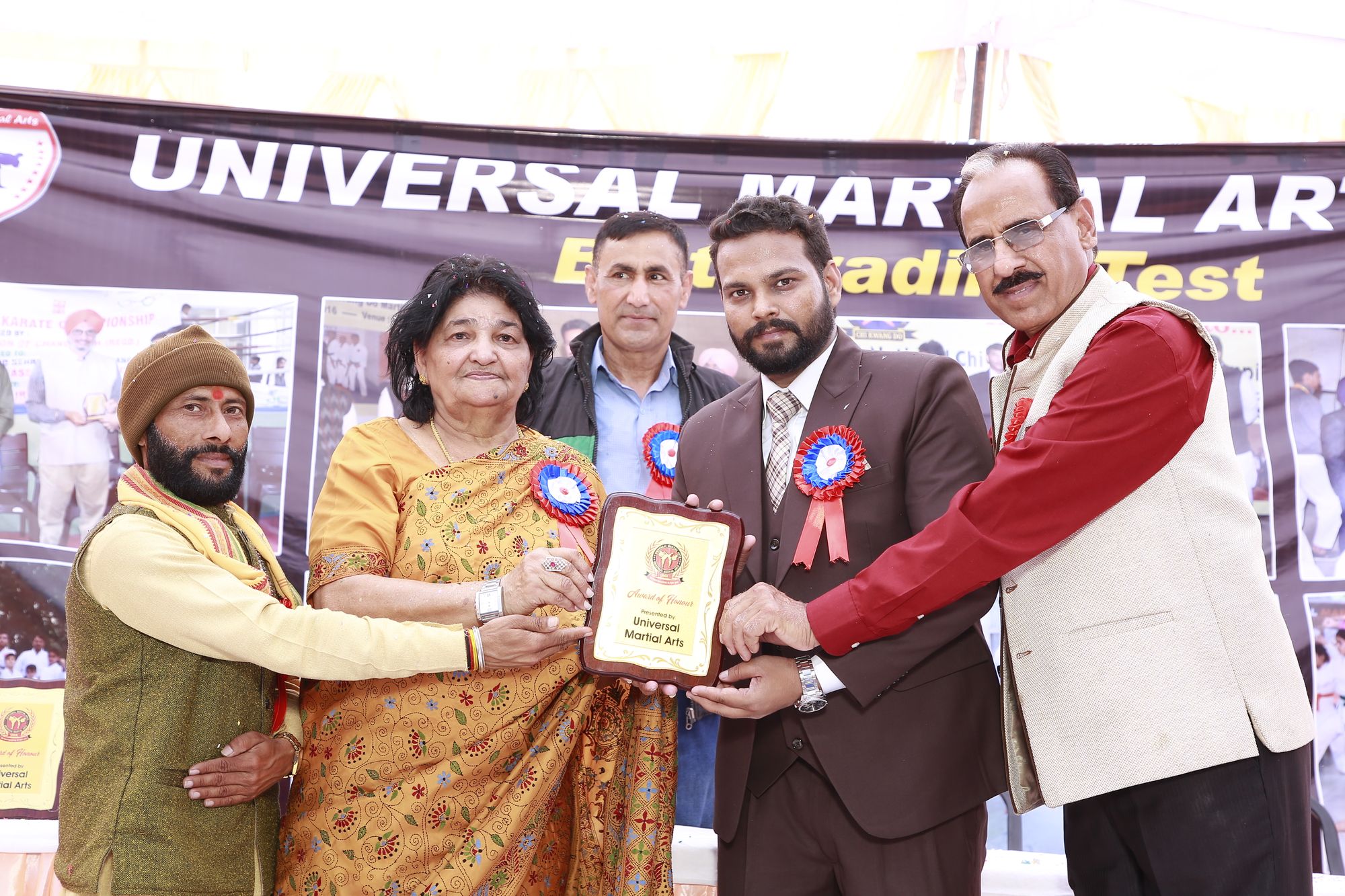 Shotokan Karate Belt Grading Test and Camp at Gyandeep School Sector 20-C, Chandigarh 13-03-2022.