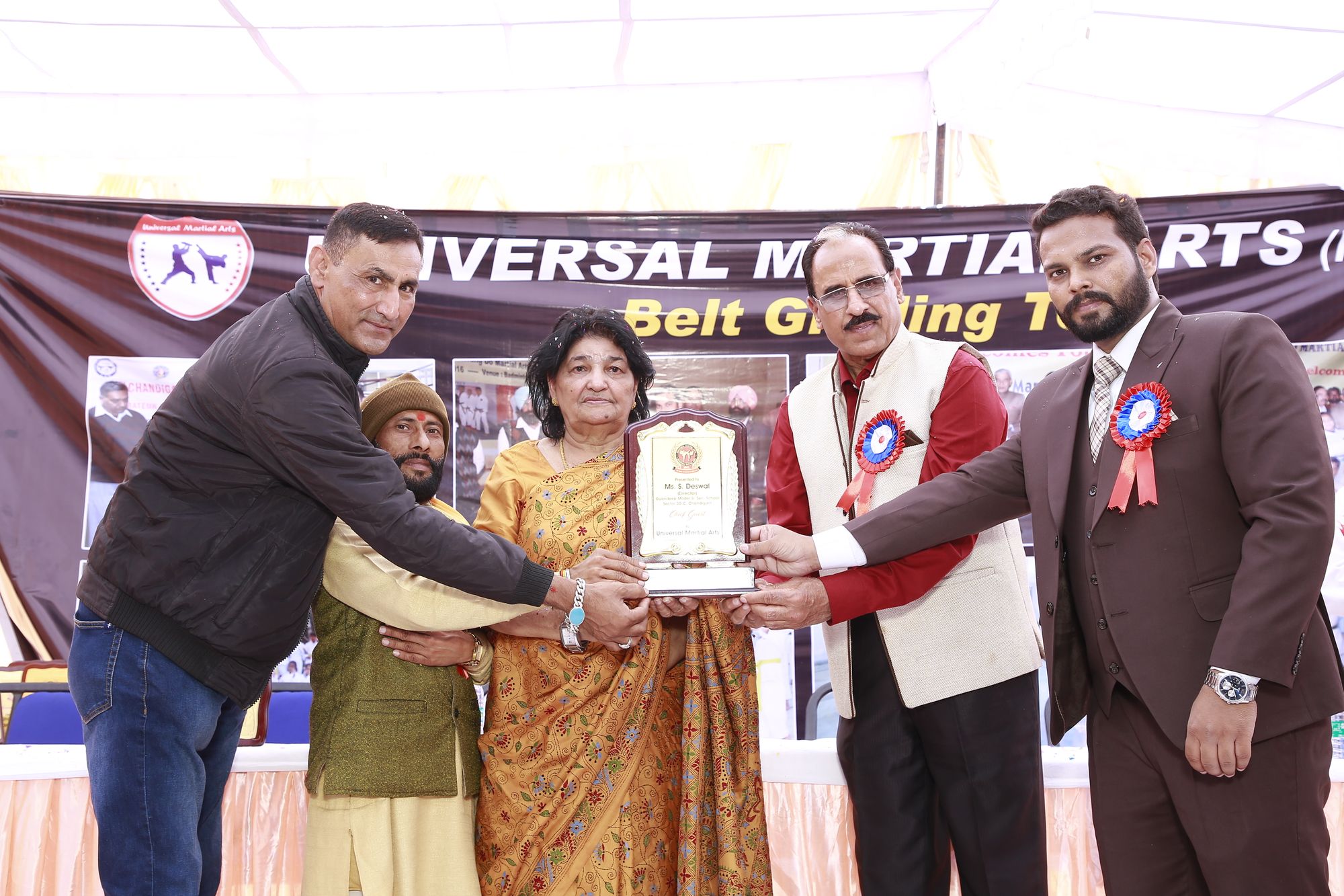 Shotokan Karate Belt Grading Test and Camp at Gyandeep School Sector 20-C, Chandigarh 13-03-2022.