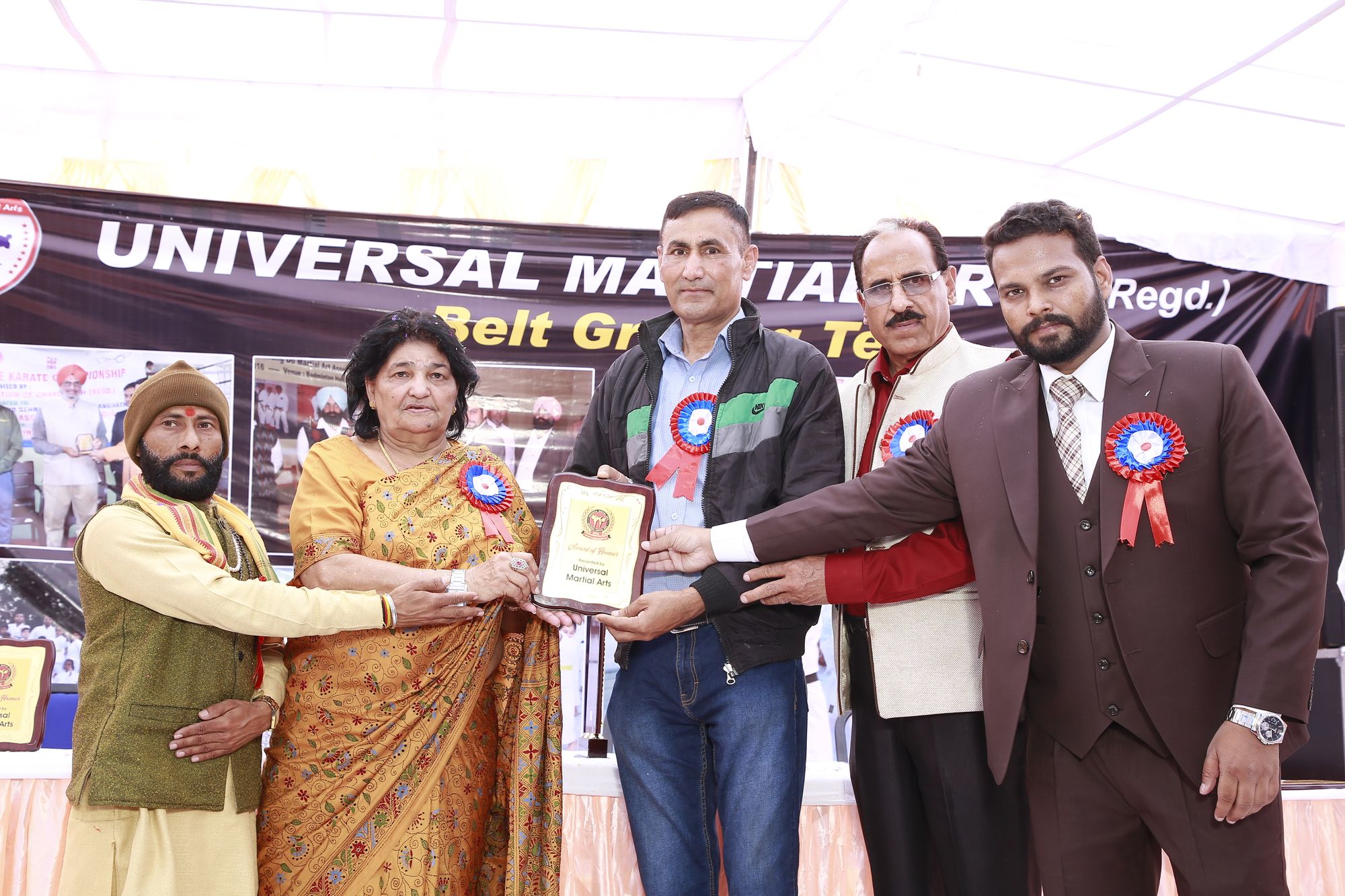 Shotokan Karate Belt Grading Test and Camp at Gyandeep School Sector 20-C, Chandigarh 13-03-2022.