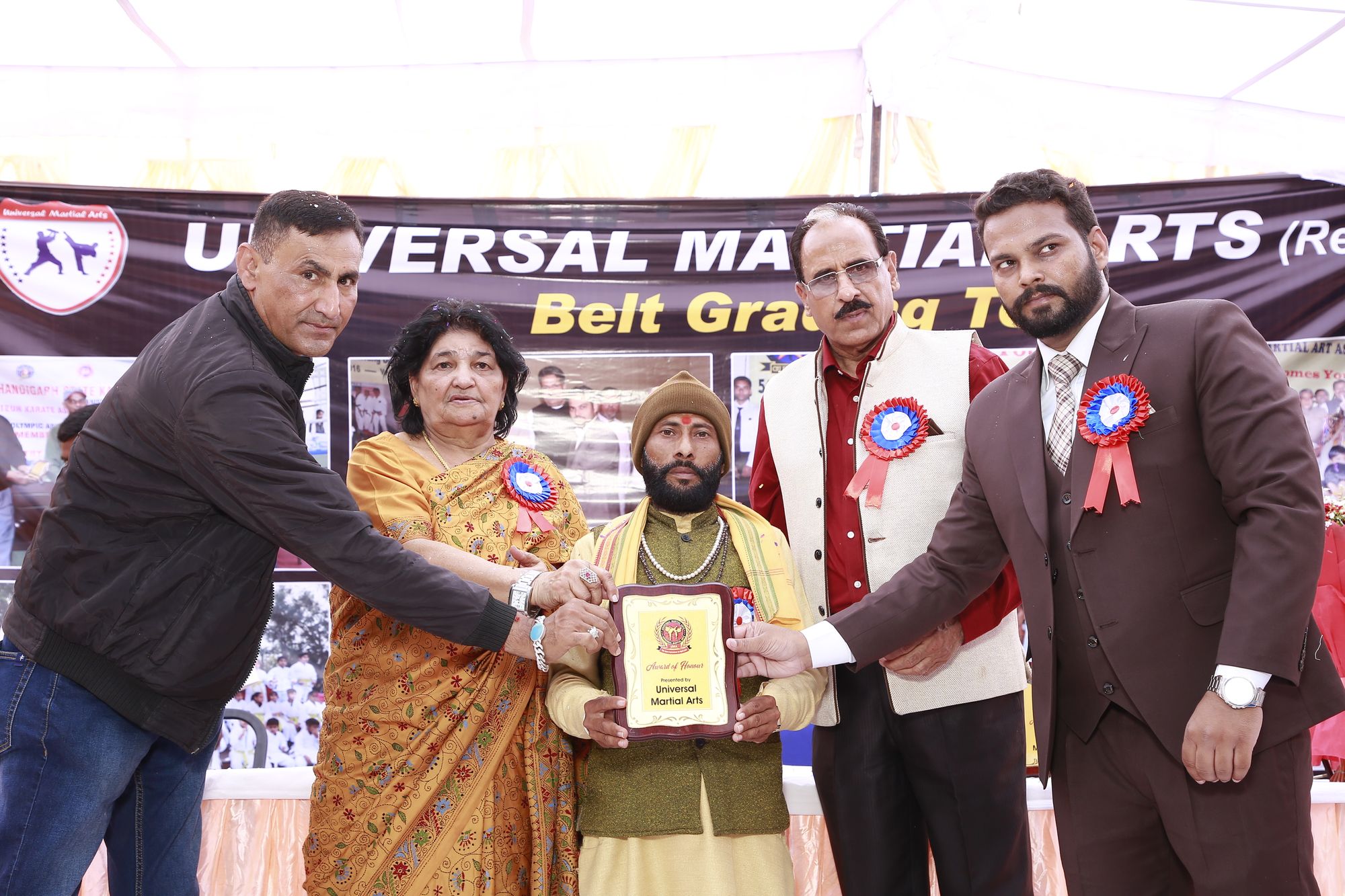 Shotokan Karate Belt Grading Test and Camp at Gyandeep School Sector 20-C, Chandigarh 13-03-2022.